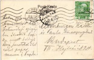 1909 Wien, Vienna, Bécs; Franz Glanz Dominikanerkeller. Wollzeile 37. / restaurant (fl)