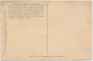 Warszawa, Warschau, Warsaw; Polskie Tow. Krajoznawcze, Podwórko domu fukierów / Old Town, backyard o...