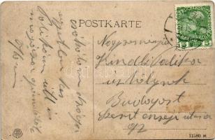 1909 Wien, Vienna, Bécs; Rudolfskaserne und Trödlerhalle / K.u.K. military barracks, market (fa)