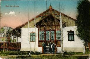 1918 Dorna Candrenilor, Dornakandren, Dorna Kandreny, Bad Kandreny (Bukovina, Bukowina, Bucovina); fürdő, nyaraló. Vasúti levelezőlapárusítás 2896. / spa, villa (EK)