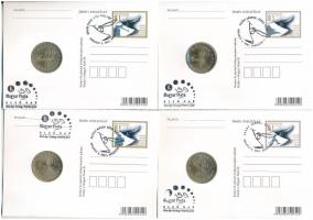 2001. 200Ft Cu-Zn (4xklf) az "Ifjúsági Irodalom" sorozat különböző emlékkiadásai: "To...