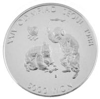 Dél-Korea 1988. 5000W Ag "1988. Nyári Olimpiai Játékok / Fiúk pörgettyűznek" T:PP /
South...