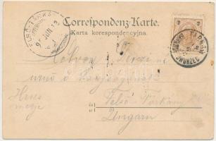 1898 (Vorläufer) Tarnów, Ratusz. Kamil Baum / town hall, market (wet damage)