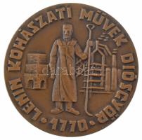 ~1970. "Lenin Kohászati Művek Diósgyőr 1770" egyoldalas bronz emlékérem (62mm) T:AU