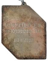 1989. "Műrepülő EB Békéscsaba '89 - női csapat" ezüstözött fém díjérem szalagon (83x6...