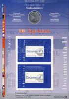 Németország 2002. 10€ Ag "Documenta - Kassel" nagyalakú emlékíven 2 db bélyegblokkal, elsőnapi bélyegzővel T:BU