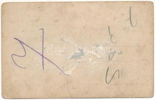 Krasne, Krasne-Busk (Lviv, Lwów, Lemberg); vasútállomás osztrák-magyar katonákkal / WWI K.u.K. milit...