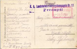 Przemysl, Wybrzeze Kosciuszki / quay + "K.k. Landsturmbesatzungskompagnie Nr. II. Przemysl"...