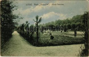 1915 Lódz, Park Helenów, Aleja boczna (EK)