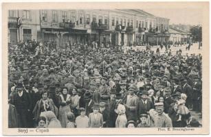 Stryi, Stryj, Strij; Konzert am Ringplatz (2. VI. 1915.) / WWI German military band's concert (EK)