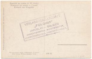 Stryi, Stryj, Strij; Konzert am Ringplatz (2. VI. 1915.) / WWI German military band's concert (...