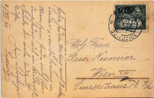 1920 Czechowice-Dziedzice, Czechowitz-Dziedzitz; Bahnhof / railway station (EK)