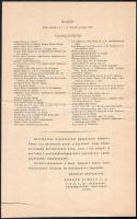 1928 A Magyar Hiszekegyet terjesztő Országos Bizottság körlevele valamint a Magyar Hiszekegy, szakad...