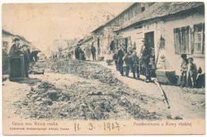 1907 Rava-Ruska, Rawa Ruska; street view with shop. Lichtdruck Hofphotograph Adolph (EB)