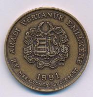 Bognár György (1944-) 1991. "MÉE Gyöngyösi Csoport - Aradi Vértanúk / Dessewffy Arisztid" ...