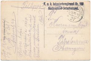 1916 Buchach, Bucsacs, Buczacz; während des Krieges, Zyblikiewiczgasse und die Filiale der Depositen...