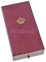 Belgium ~1900. "A Koronarend Bátorsági Medálja, I. osztály" aranyozott kitüntetés eredeti ...