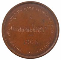Olaszország 1868. "Mezőgazdasági és kereskedelmi minisztérium - Becsület érem" bronz díjér...