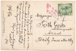 1916 Horodenka, Horodence, Horodenke; Sparkassa, Sokol, Bahnhof, K. K. Postamt / savings bank, Sokol...