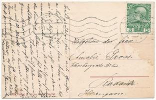 1913 Chernivtsi, Czernowitz, Cernauti, Csernyivci (Bukovina, Bucovina, Bukowina); Hauptbahnhof / rai...