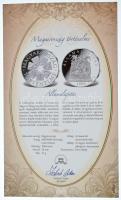 Fritz Mihály (1947- ) DN "Államalapítás 1000 / Magyarország Történelme" Ag emlékérem tanús...