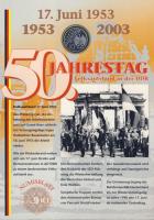 Németország 2003. 10€ Ag "1953 - népfelkelés az NDK-ban" + 10€ Ag &quo...