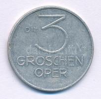 Ausztria DN 3 Groschen Oper (Koldusopera) kétoldalas Al zseton (24mm) T:XF Austria ND 3 Groschen Oper double-sided Al token (24mm) C:XF
