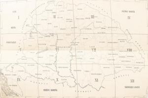 A magyar állam közigazgatási térképe, 1900, 1:360.000. Szerk. és nyomtatott a M. Kir. Államnyomdában...