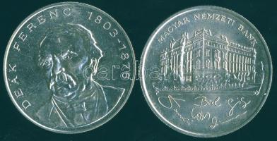 1993-94. 200Ft Ag "MNB" + "Deák" T:BU,2