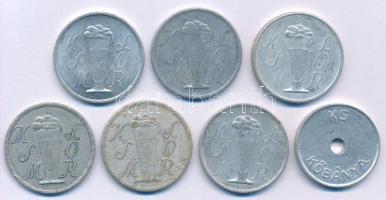 ~1960. "KSM Sör" Al sörbárca (6x) + "KS Kőbánya / Kőbánya Palack" kőbányai sörgy...