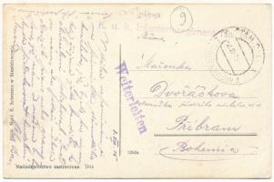 1915 Ivano-Frankivsk, Stanislawów, Stanislau; Ulica Pelesza street (EK) + "K.u.k. Infanteriereg...