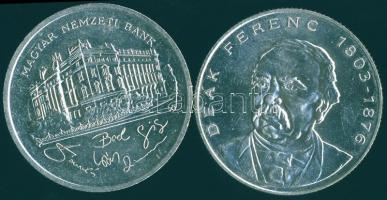 1992-94. 200Ft Ag "MNB" + "Deák" T:BU,2
