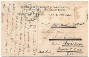 1908 Zhytomyr, Zytomierz; square, chapel and cathedral, trams, shop (Rb)