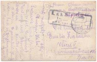 1918 Ivano-Frankivsk, Stanislawów, Stanislau; WWI military destruction, ruins of buildings. photot (...