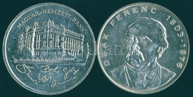 1992-94. 200Ft Ag "MNB" + "Deák" T:BU,2