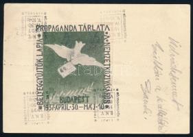 1937 Alkalmi levelezőlap Bélyeggyűjtők lapja emlékívvel