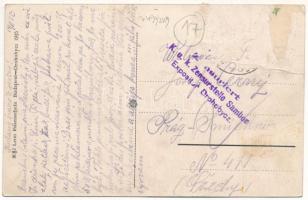 1917 Medenychi, Medenice; Browar / brewery (Rb) + "Zensuriert K.u.k. Zensurstelle Sambor Expost...