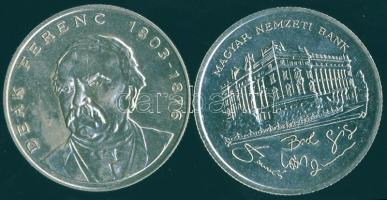 1992-94. 200Ft Ag "MNB" + "Deák" T:BU,2
