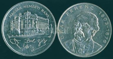 1992-94. 200Ft Ag "MNB" + "Deák" T:BU,2