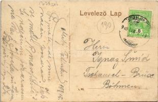 1915 Sátoraljaújhely, M. kir. állami közpince (tervezte Hübschl építész) Baskay fényképész (fl)