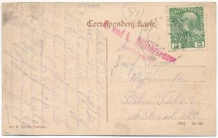 Stanivtsi, Stanestie; street + "K. und K. Militärzensur Czernowitz"