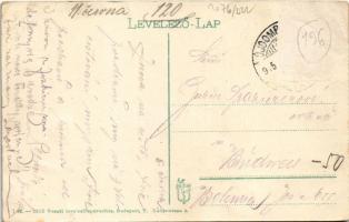 1915 Dombóvár, Újdombóvár pályaudvar, vasútállomás. Vasúti levelezőlapárusítás 1. sz. 1915. (Rb)