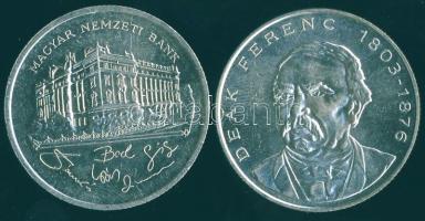 1992-94. 200Ft Ag "MNB" + "Deák" T:BU,2