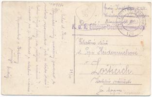 1917 Kitsman, Kotzmann (Bukovina, Bukowina); Totalansicht + "K.u.k. Etappen-Bezirkskommando&quo...