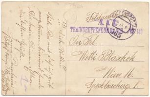 1918 Chortkiv, Csortkiv, Czortków; Most na Serecie / Sereth Brücke / Seret river bridge + "K.u....