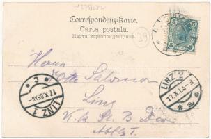 1905 Sadhora, Sadagóra, Sadigura; Bethaus des Wunder-Rabbi. Verlag von Simon Gross / Jewish praying ...