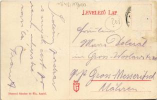 Aszód, Fő utca. Huszerl Sándor és Fia kiadása (Rb)