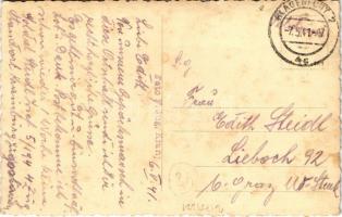 1941 Trstenik, Kranj, street, church. Foto F. Jung, photo (fl)