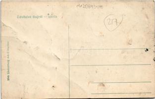 Baj, iskola, gyerekek. Lindenberg Adolf kiadása (fa)