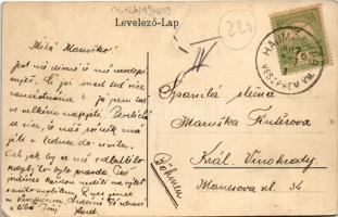 1907 Veszprém, Piactér, Takarékpénztár (fa)